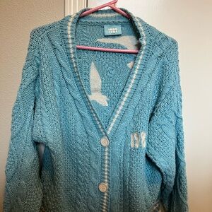 Taylor Swift 1989 Blue Cable Knit Cardigan XS/SM
